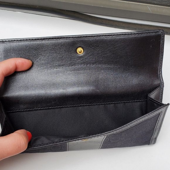 coach black  wallet - Picture 3 of 5